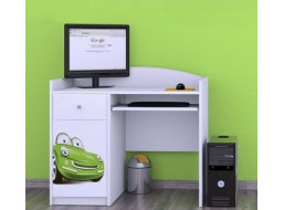 Dětský psací stůl ZELENÉ AUTO - TYP 9