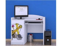 Dětský psací stůl ŽLUTÝ BAGR - TYP 11