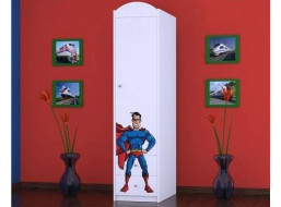 Dětská skříň SUPERMAN - TYP 1B