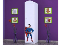 Dětská skříň SUPERMAN - TYP 2B