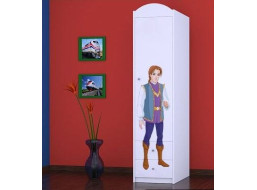 Dětská skříň PRINC A PRINCEZNA - TYP 1B