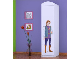 Dětská skříň PRINC A PRINCEZNA - TYP 3A