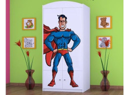 Dětská skříň SUPERMAN - TYP 7A