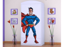 Dětská skříň SUPERMAN - TYP 8B