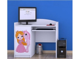 Dětský psací stůl PRINCEZNA A JEDNOROŽEC - TYP 11