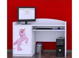 Dětský psací stůl PRINCEZNA A JEDNOROŽEC - TYP 5