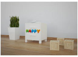Dětský noční stolek HAPPY - TYP 1