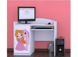 Dětský psací stůl PRINCEZNA A JEDNOROŽEC - TYP 10