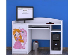 Dětský psací stůl PRINCEZNA A JEDNOROŽEC - TYP 2