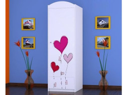 Dětská skříň LOVE - TYP 5A
