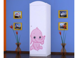 Dětská skříň SLONÍCI - TYP 5A