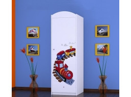 Dětská skříň MAŠINKA - TYP 5A