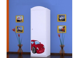 Dětská skříň RED CAR - TYP 5A
