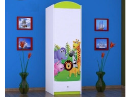Dětská skříň MADAGASKAR - TYP 4B