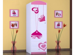 Dětská skříň FALL IN LOVE - TYP 4B