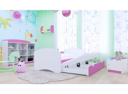 Dětská postel pro DVA (s výsuvným lůžkem) 180x90 cm - BEZ MOTIVU