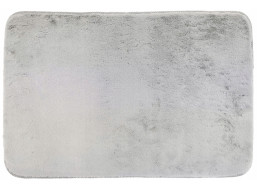 Koupelnová plyšová předložka OSLO TPR 50x75 cm - světle šedá