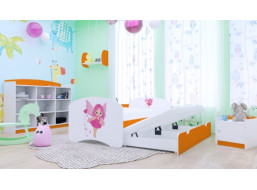 Dětská postel pro DVA (s výsuvným lůžkem) 160x80 cm - VÍLA