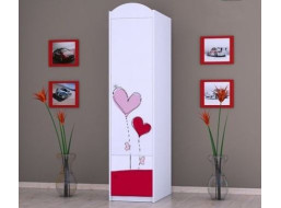 Dětská skříň LOVE - TYP 2A