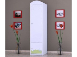 Dětská skříň MODRÝ MEDVÍDEK - TYP 2A