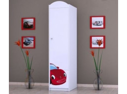 Dětská skříň RED CAR - TYP 2A