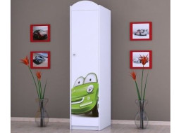 Dětská skříň ZELENÉ AUTO - TYP 2A