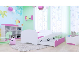 Dětská postel pro DVA (s výsuvným lůžkem) 200x90 cm - BEZ MOTIVU