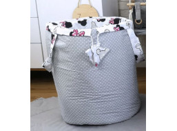 Dětský koš na hračky MYŠKA MINNIE - růžový