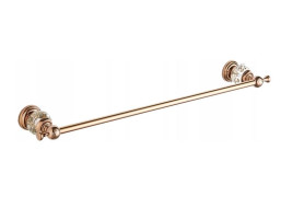 Koupelnový podélný věšák na ručníky MAXMAX MEXEN ESTELA s 1 příčkou - rose gold, 7011524-60