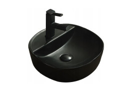 Keramické umyvadlo MAXMAX MEXEN ZITA 40 cm - černé matné, 21874085