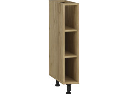 Spodní otevřená kuchyňská skříňka VITO - 15x82x52 cm - dub craft