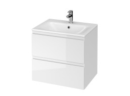 Koupelnová skříňka s umyvadlem CERSANIT - SET B275 MODUO 60 - BÍLÁ (S801-314-DSM)