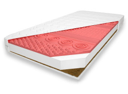 Dětská pěnová matrace PREMIUM MAX RELAX 200x90x11 cm - kokos/pěna/HR VISCO