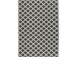 Kusový oboustranný koberec Twin 103124 black creme