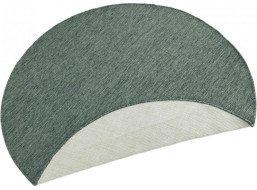 Kusový oboustranný koberec Twin 103095 green creme circle