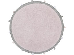 Ručně tkaný kusový koberec Bubbly Soft Pink