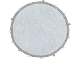 Ručně tkaný kusový koberec Bubbly Soft Blue