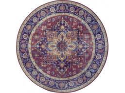 Kusový koberec Asmar 104000 Plum/Red circle
