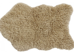 Vlněný koberec Woolly - Sheep Beige
