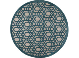 Kusový koberec Piatto Oro Blue circle