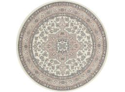 Kruhový koberec Mirkan 104443 Cream/Rose