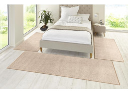 3 dílná kobercová sada Pure 102662 taupe/Creme