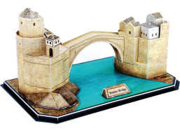 EDUCATOR 3D puzzle Obloukový most v Mostaru, Bosna a Hercegovina 64 dílků