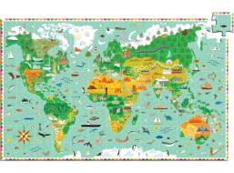 DJECO Puzzle Observation: Kolem světa 200 dílků