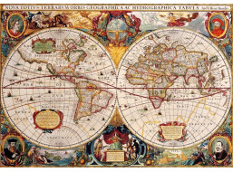 BLUEBIRD Puzzle Antická mapa světa 1000 dílků