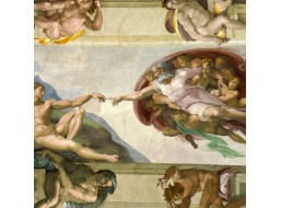 GRAFIKA Čtvercové puzzle Stvoření Adama 1000 dílků