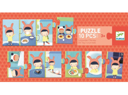 DJECO Puzzle Můj den 10 dílků