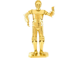 METAL EARTH 3D puzzle Star Wars: C-3PO (zlatý)