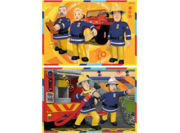 RAVENSBURGER Puzzle Požárník Sam v akci 2x12 dílků