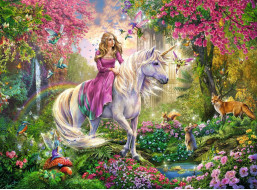 RAVENSBURGER Puzzle Magická projížďka XXL 100 dílků